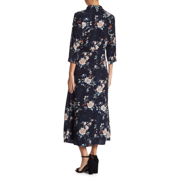 NWT GILLI Floral Midi Shirtdress Small - Picture 8 of 8